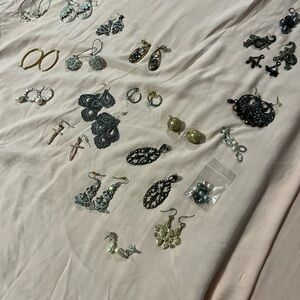 Silver and Gold Hoop and Dangle Earrings Collection